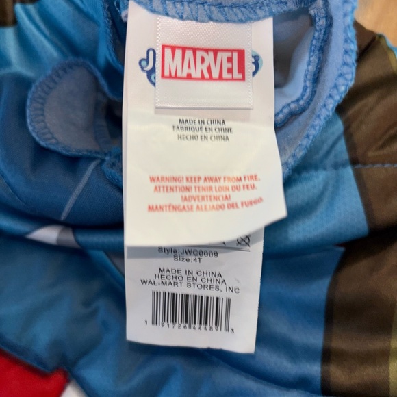 Marvel Captain America Costume sz 4T - Picture 2 of 5